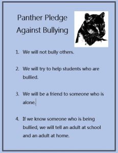 Panther Pledge Against Bullying
