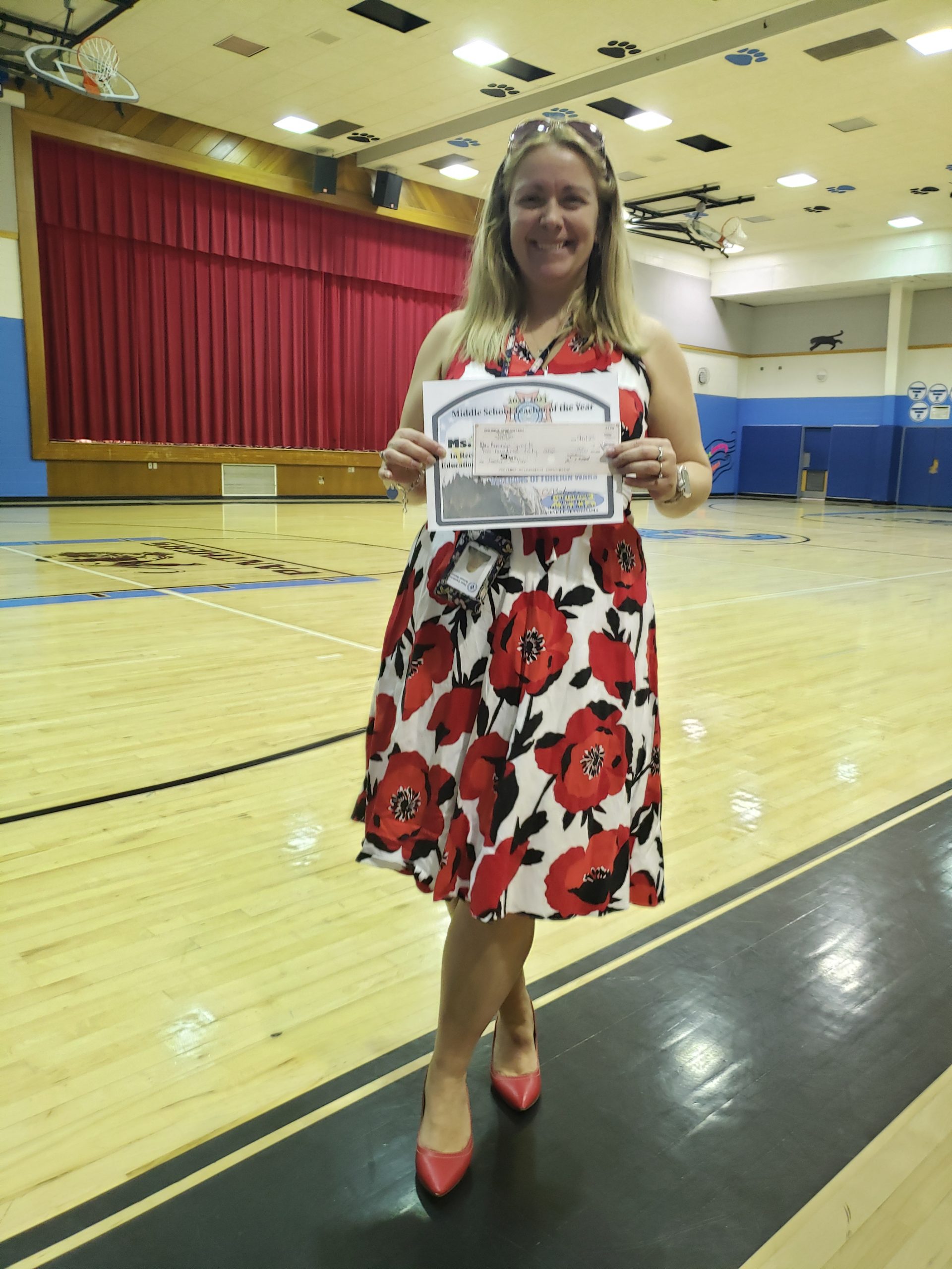 Congratulations Mrs. Amanda Smorto – Teacher of the Year Award