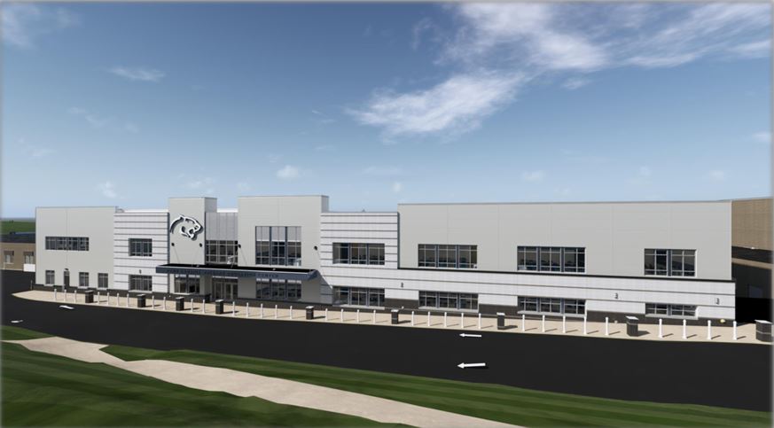 Artist Rendering of front of new Gr 2-6 Penn Cambria Elementary Center