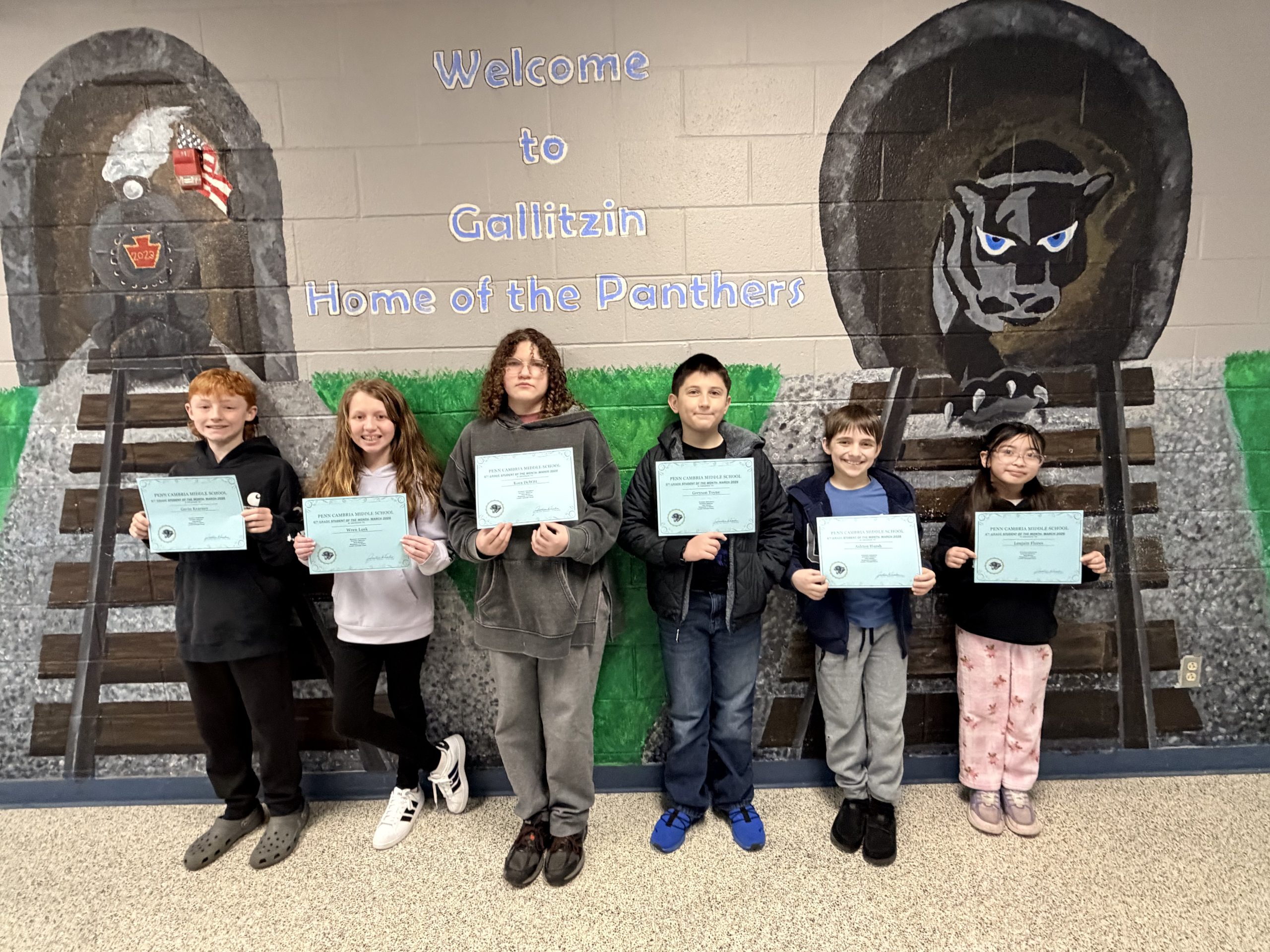 March Students of the Month