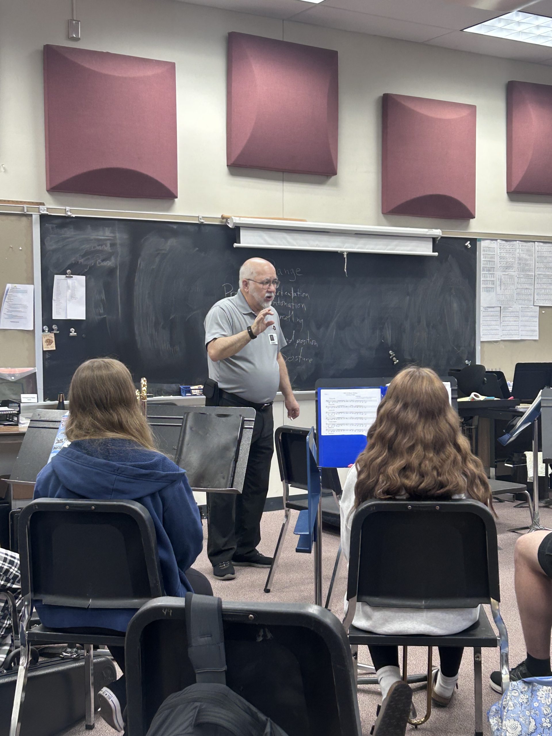 Mrs. Stombaugh’s Brass Students.